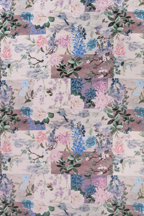 Baumwollhemd Pastell Patchwork