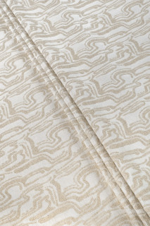 Jacquard beige geometri