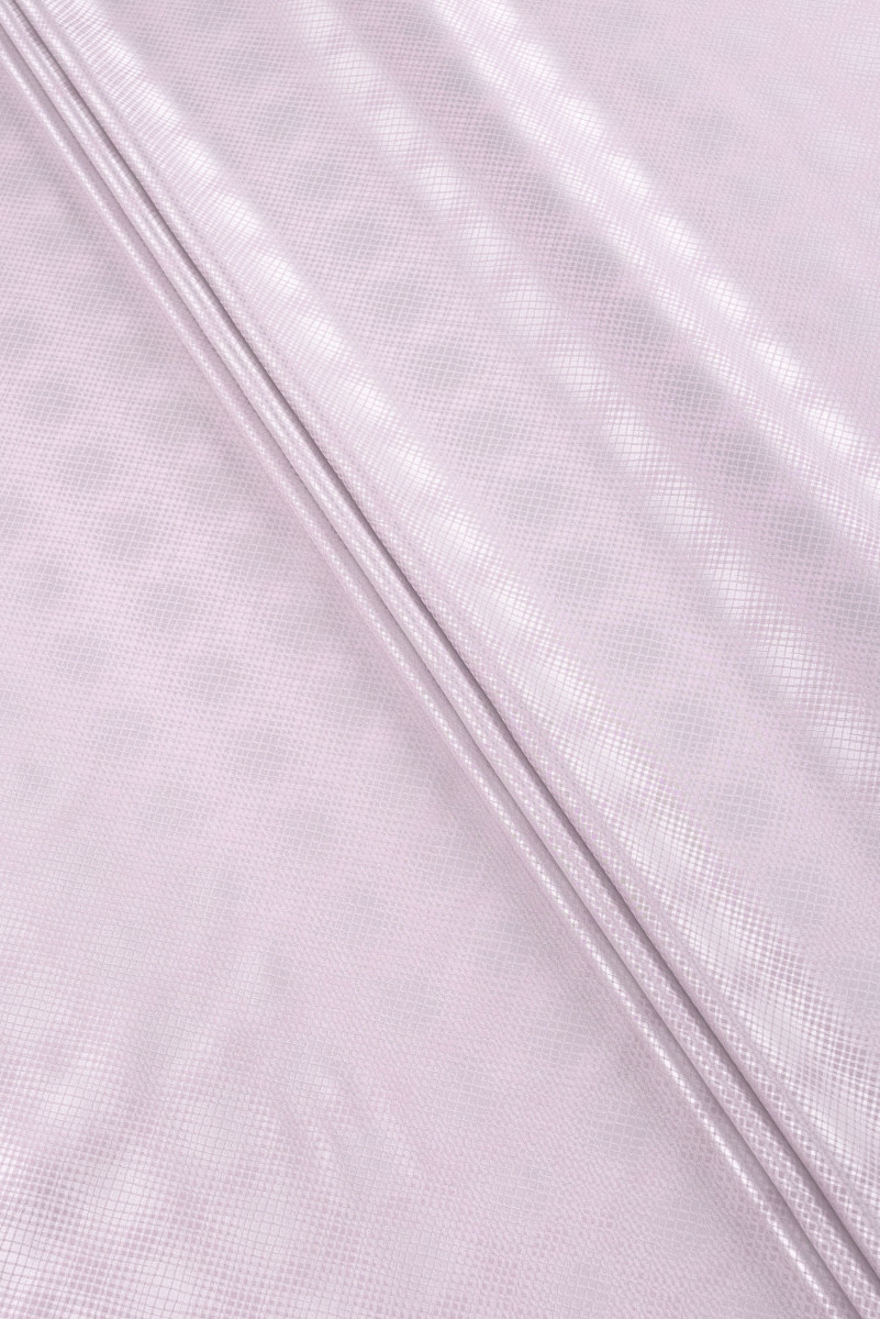 Hedvábný taft stříbrno-fialová kostka