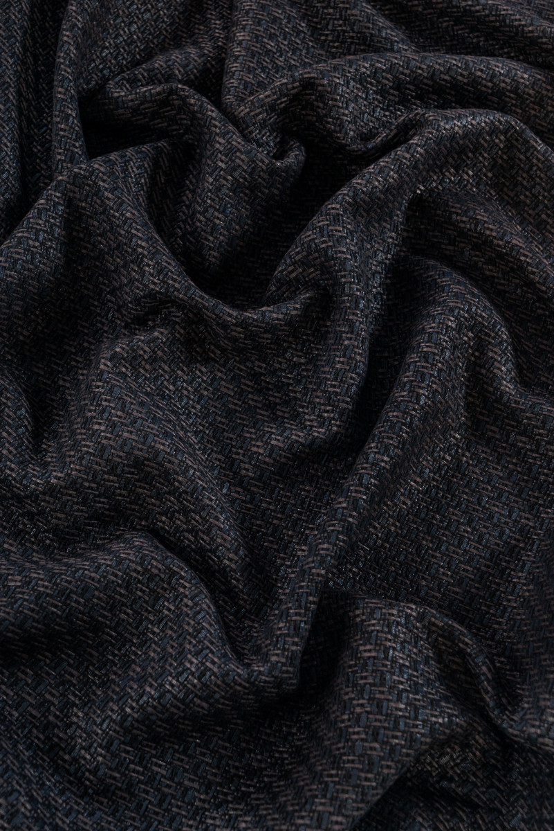 Chanel-Stoff schwarz und braun GUTSCHEINE