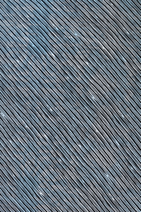 Silk twill signed with stripes