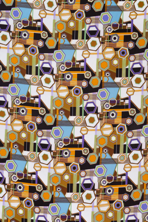 Viskose in geometrischen Mustern