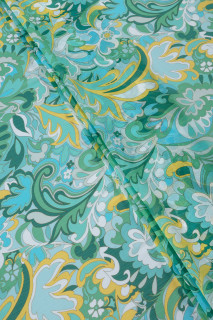 Polyester chiffon farverige mønstre