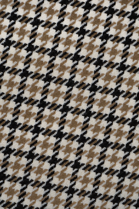 Checkered costume wool