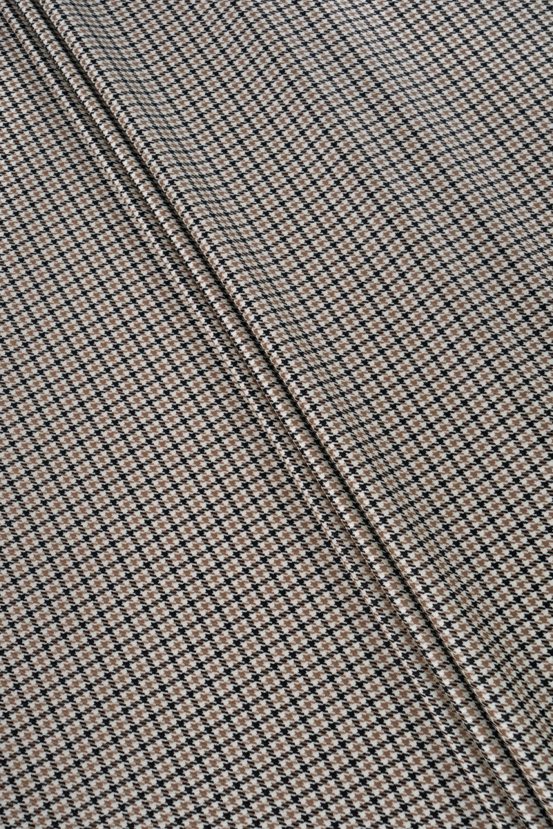 Checkered costume wool