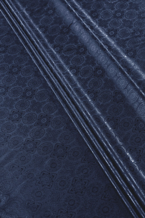 Jacquardfutter schwarz-blau