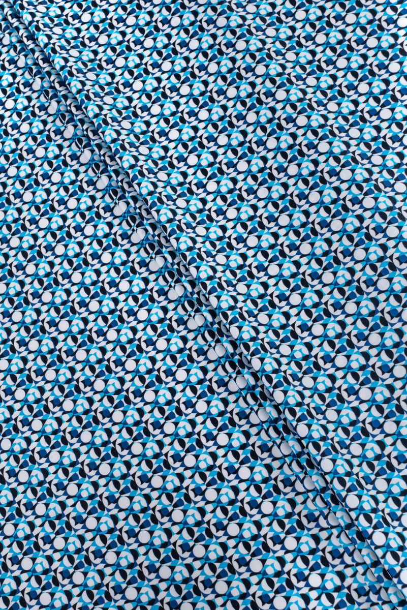 Overhemd katoen met kleine patronen