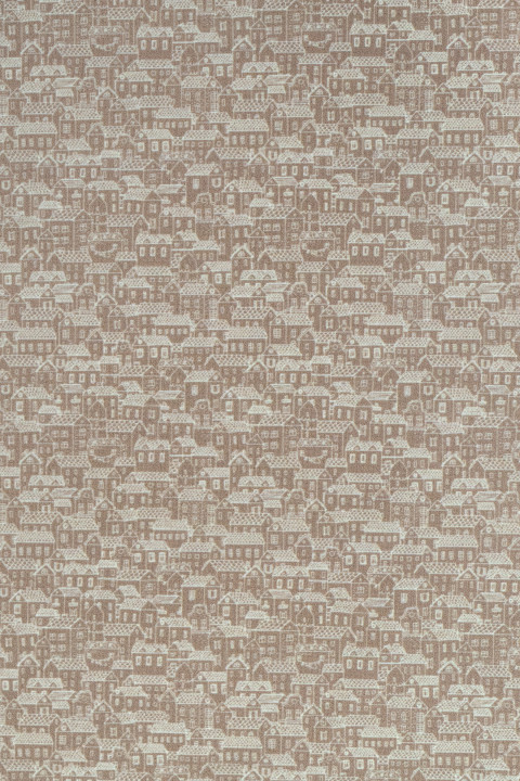 Shirt cotton in cottages - beige