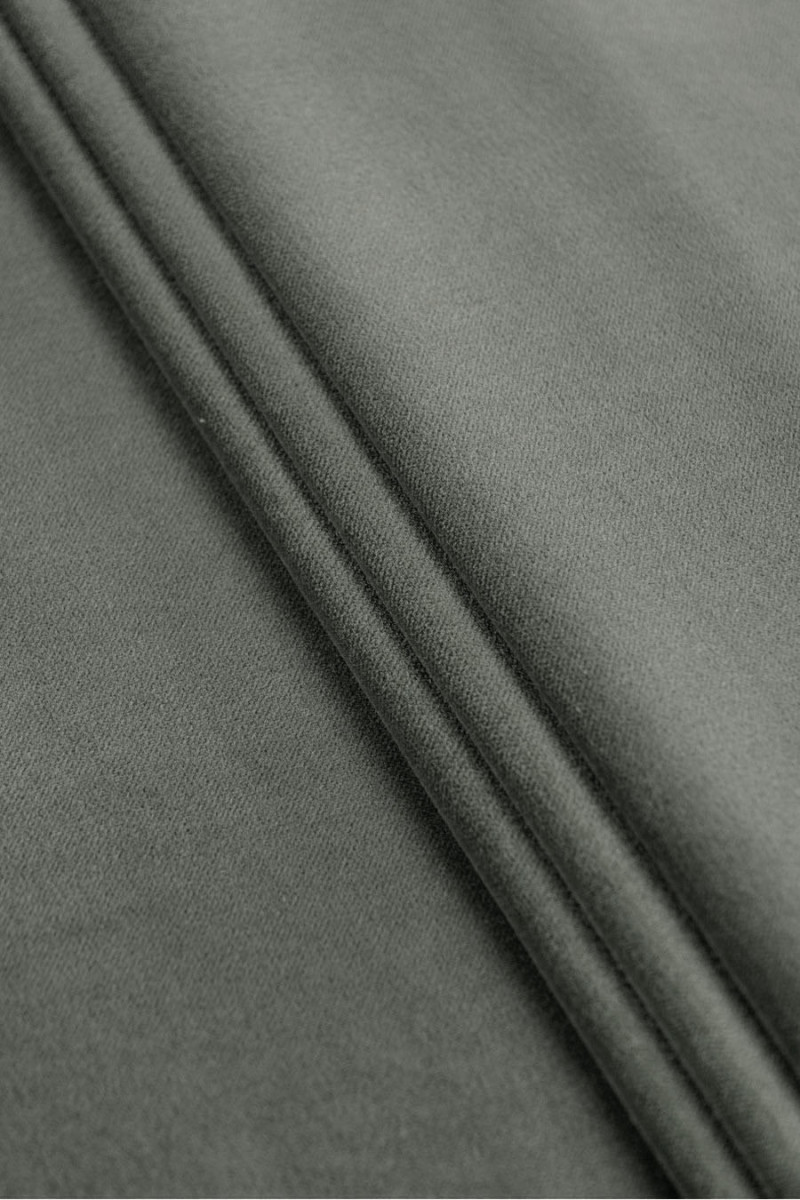 Velour (velvet) cotton grey COUPON 90 cm