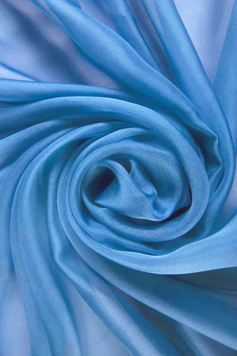 Zijden mousseline - verschillende kleuren