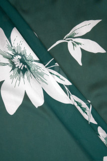 Silk muslin in flowers