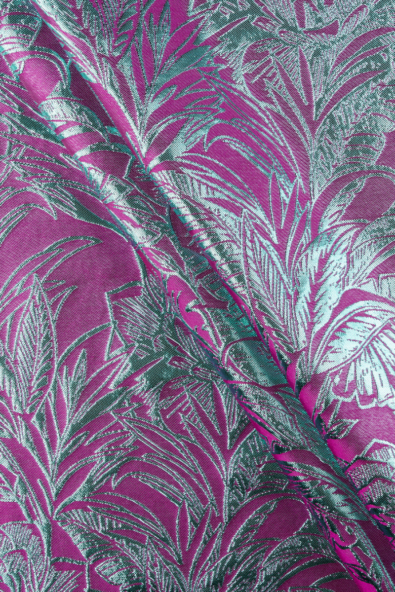 Fuchsia jacquard with...
