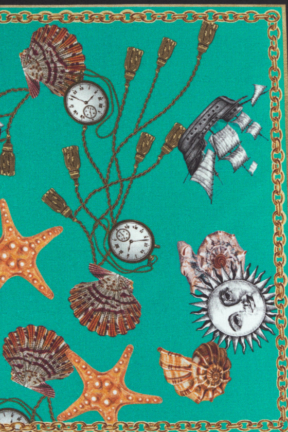 Patchwork skjorte bomuld