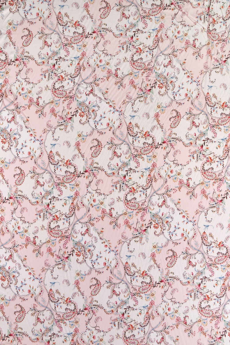 Wiskoza - paisley i kwiaty KUPON 170cm