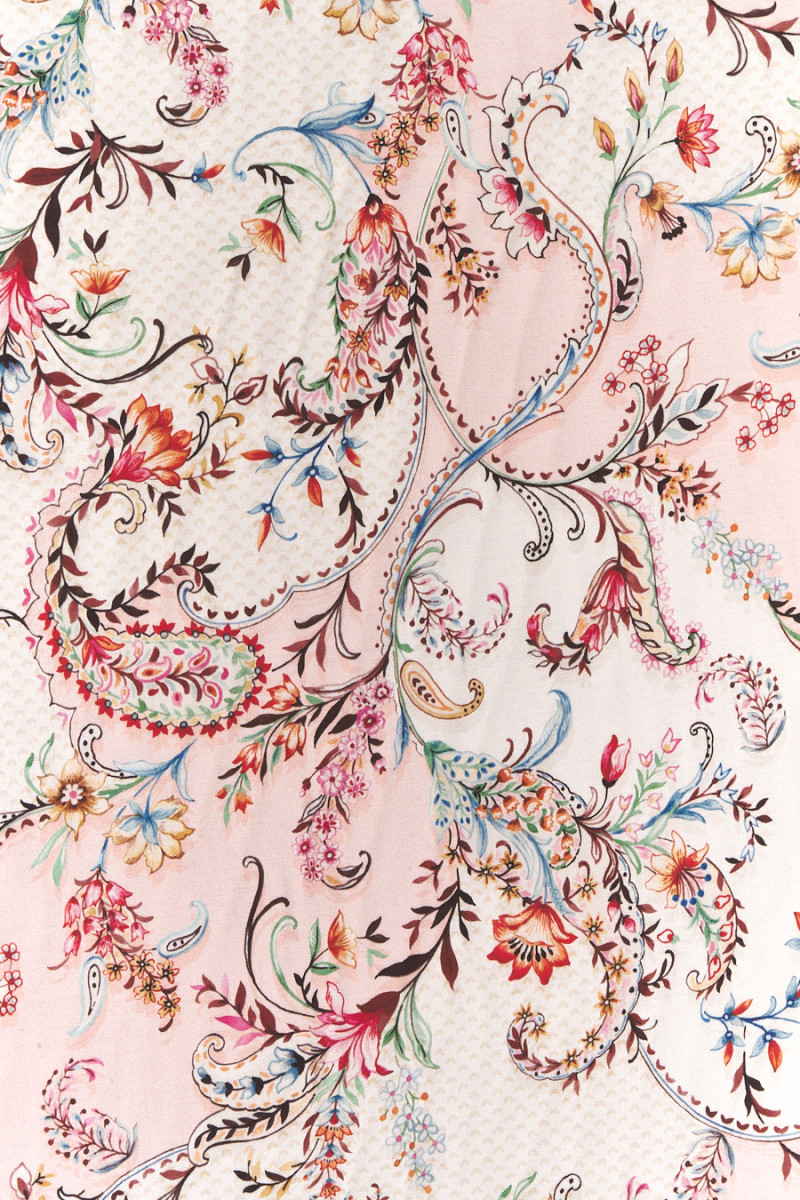 Wiskoza - paisley i kwiaty KUPON 170cm