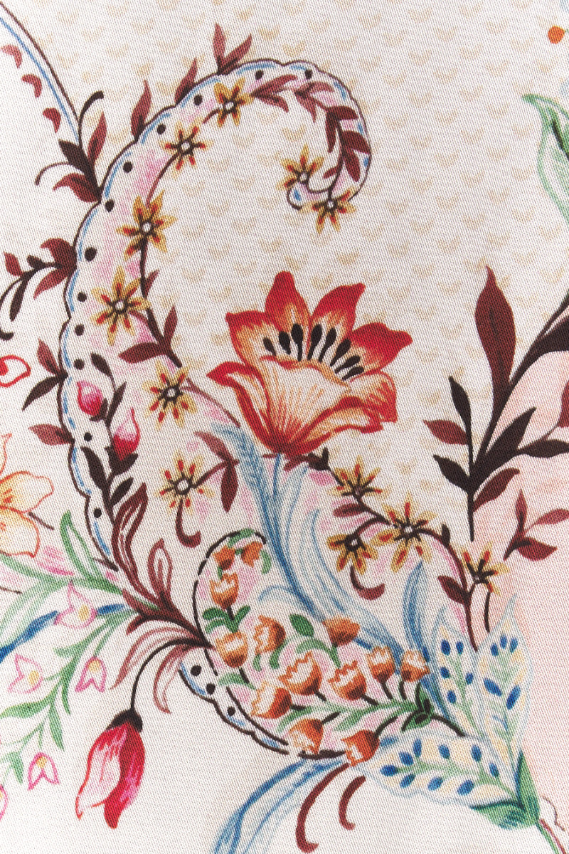 Wiskoza - paisley i kwiaty KUPON 170cm