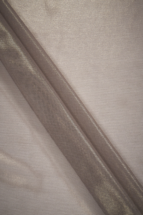 Tüll Mesh weich grau-beige...