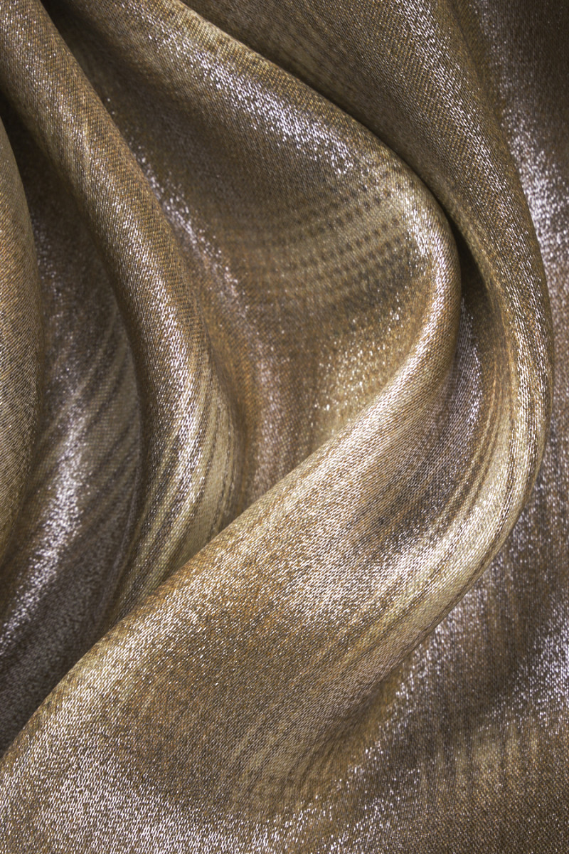 Checkered viscose with glow