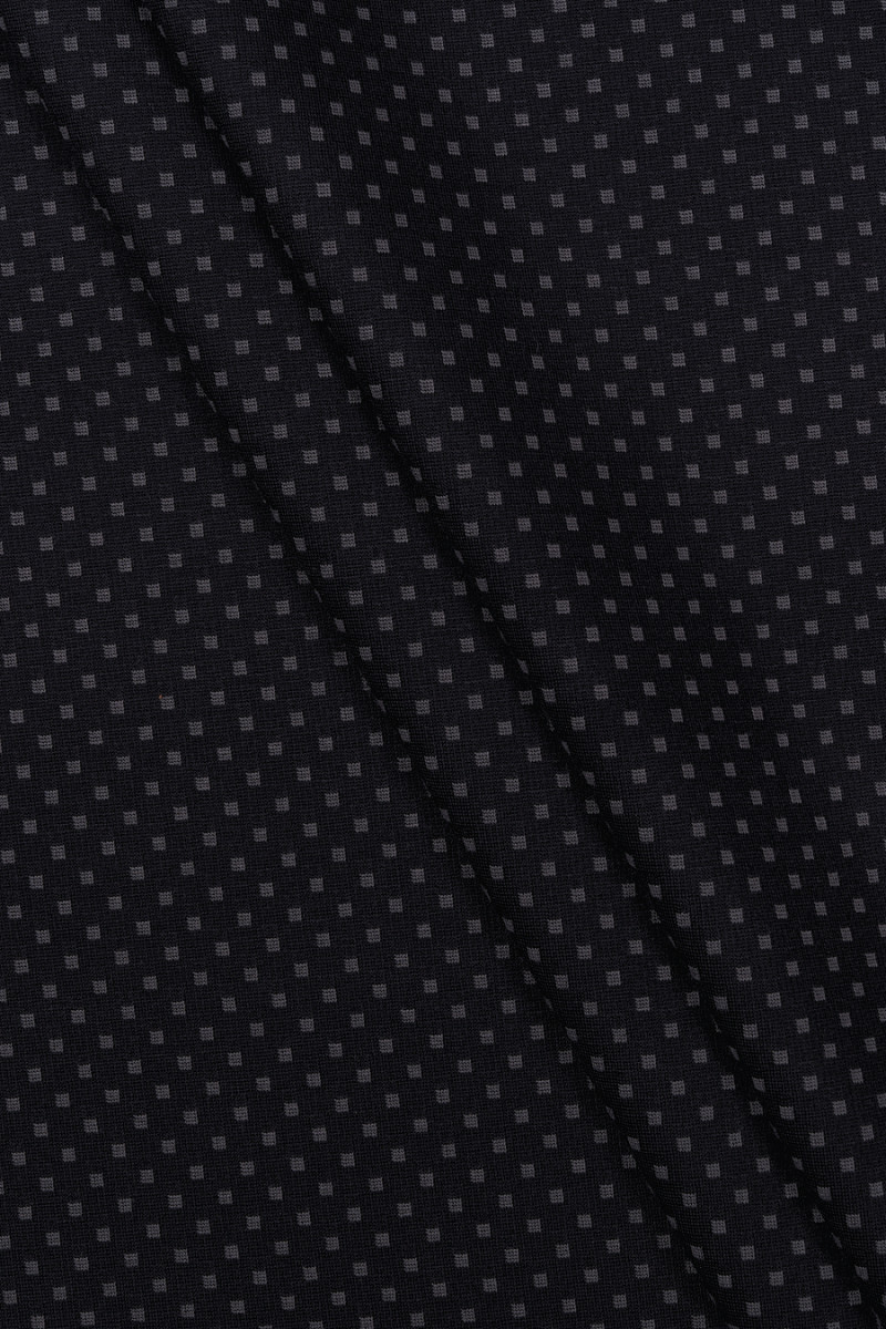 Maille jersey avec un motif cubique