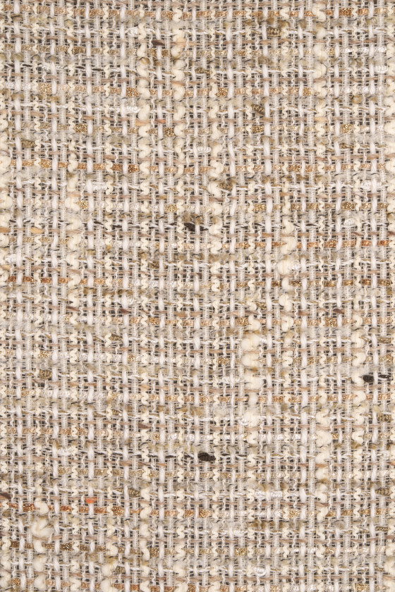 Tkanina typu chanel beżowa KUPON 110cm