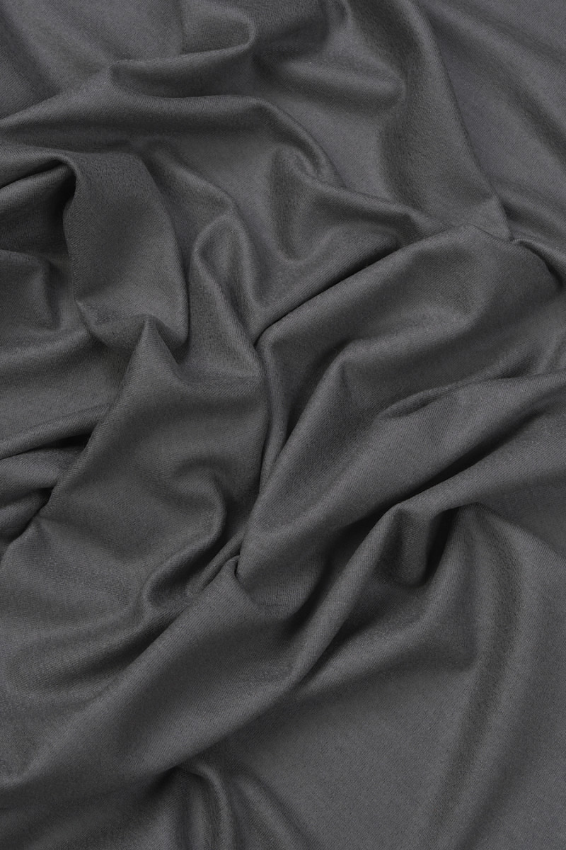 Sivá vlnená džersejová látka