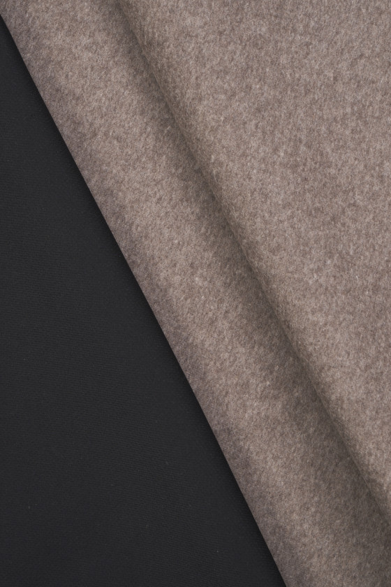 Jacket wool with beige foam