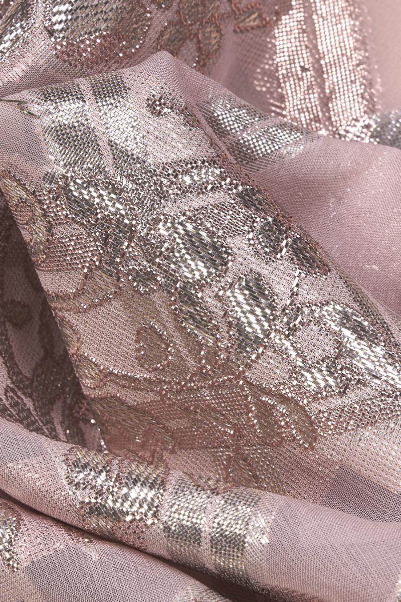 COUPON in chiffon di seta a quadri