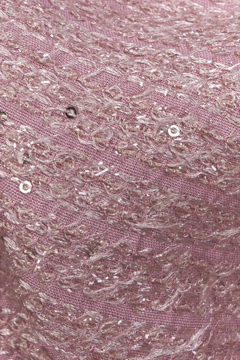 Beige en gouden jacquard