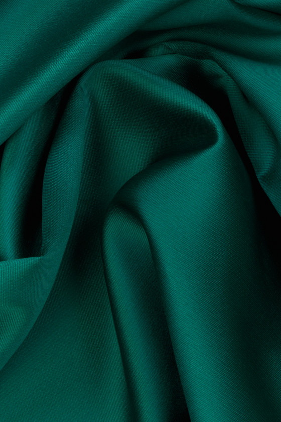 Polyester en zijde marineblauwe taftcoupon 70cm