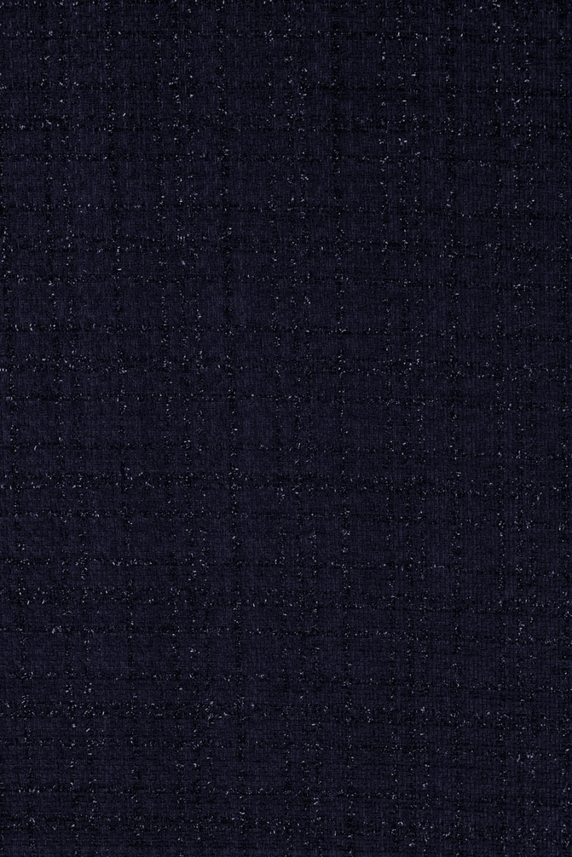 Tela KUPON azul marino Chanel 130 cm