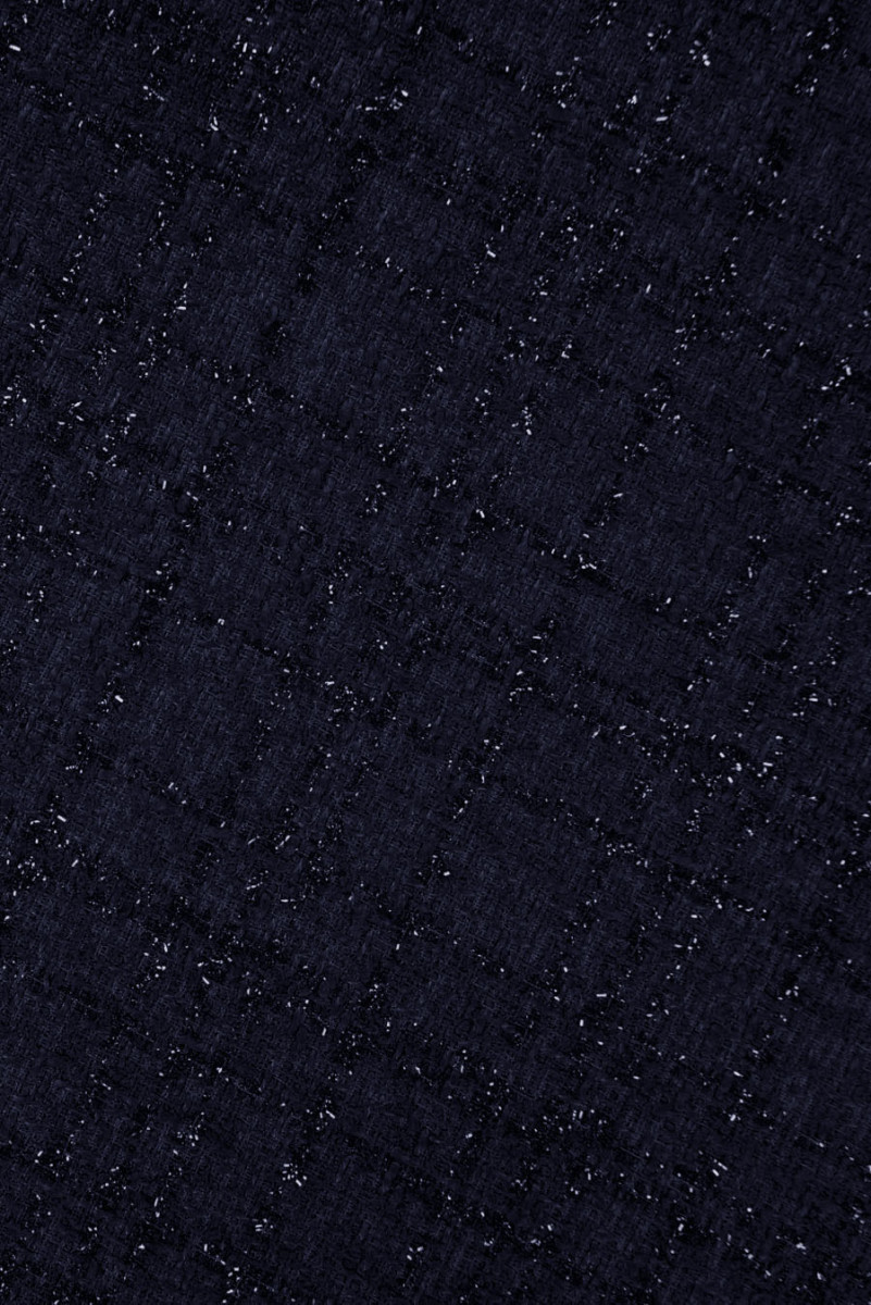Tela KUPON azul marino Chanel 130 cm