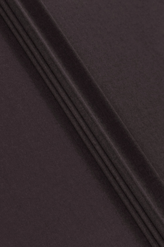 Laine avec cachemire violet foncé chiné COUPON 80cm