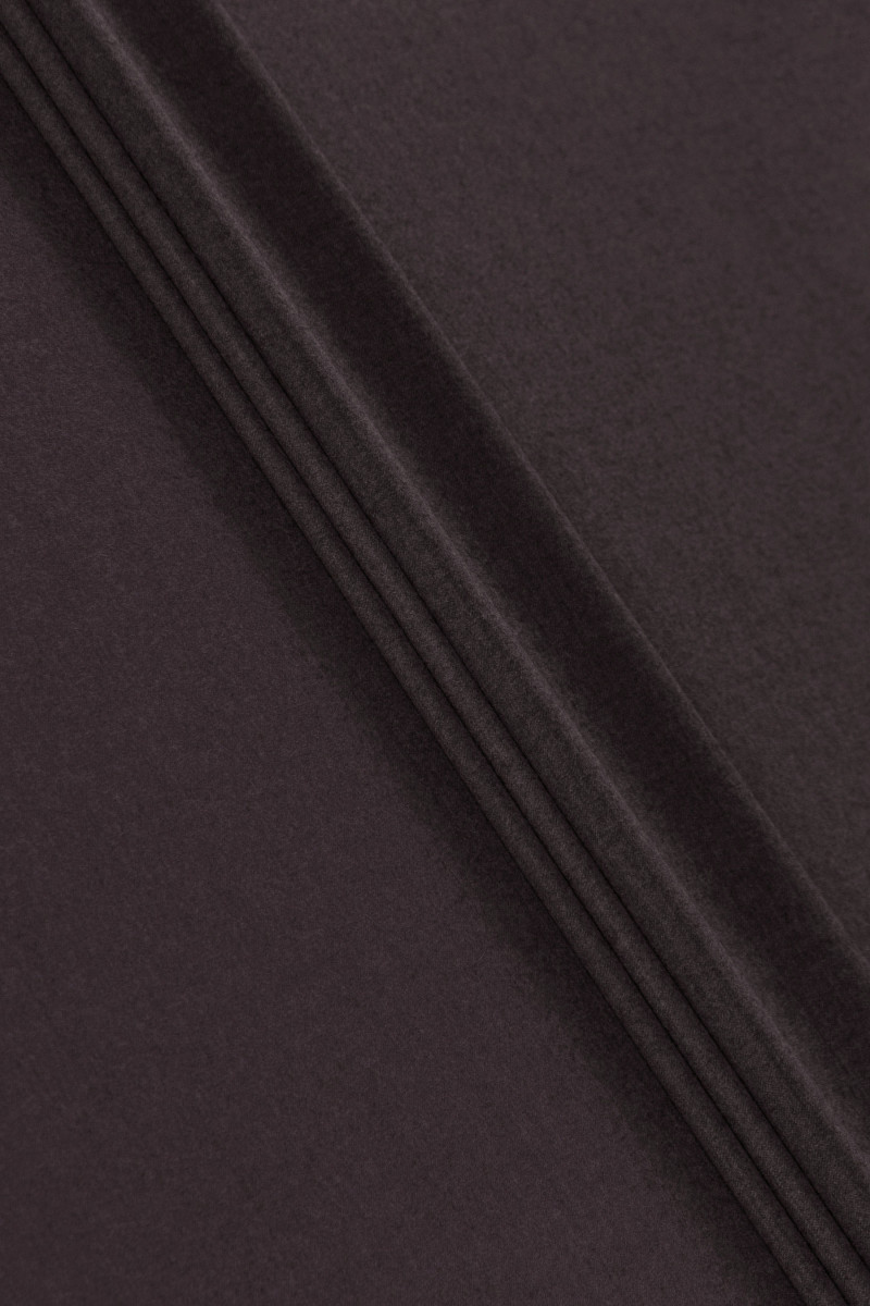 Laine avec cachemire violet foncé chiné COUPON 80cm