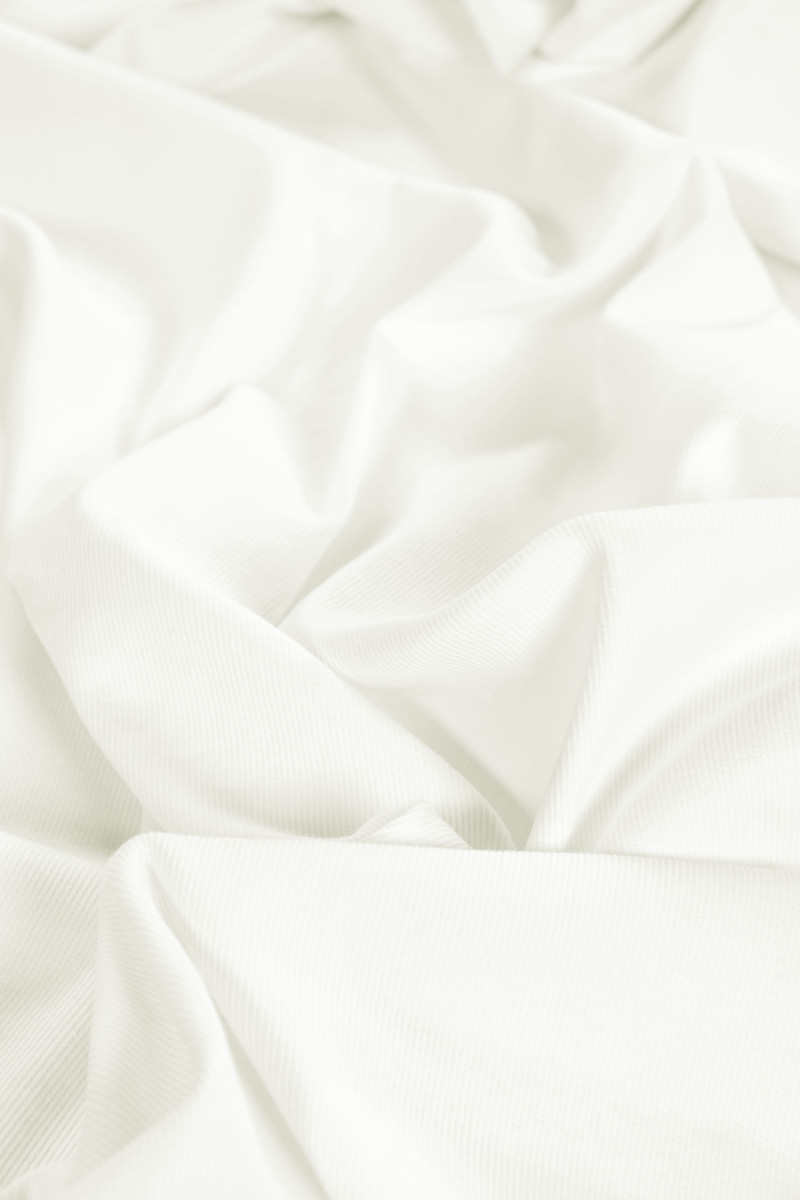 Dzianina - ściągacz śmietanowy KUPON 70 cm