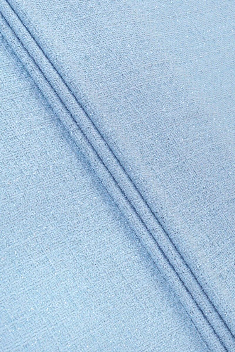Tkanina typu chanel - jeansowy niebieski