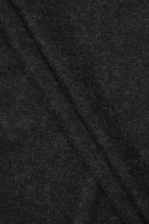 Coat wool with cashmere black