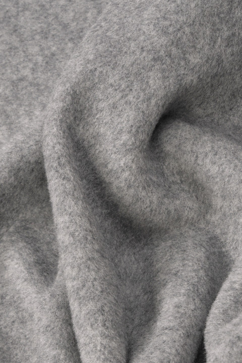 Coat wool with cashmere black