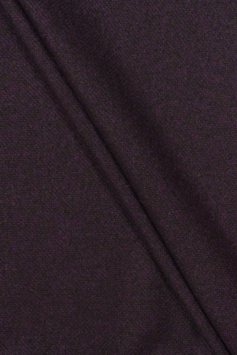 Tkanina wełniana czarno-fioletowa