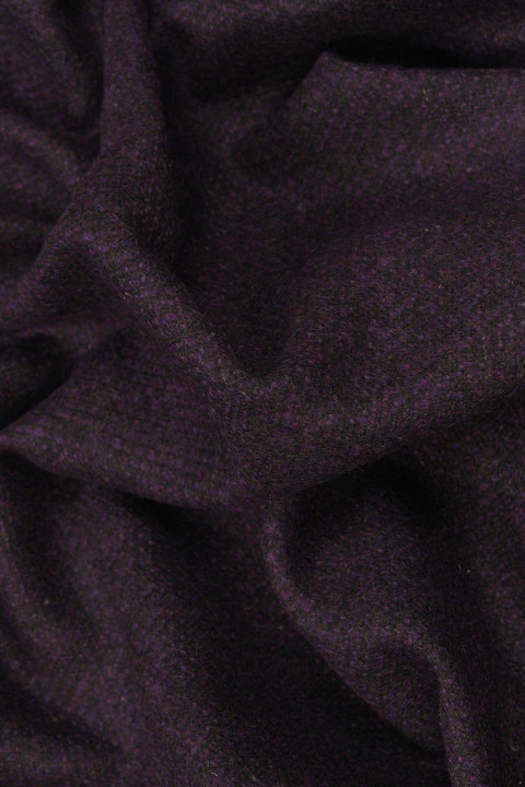 Wool with cashmere purple