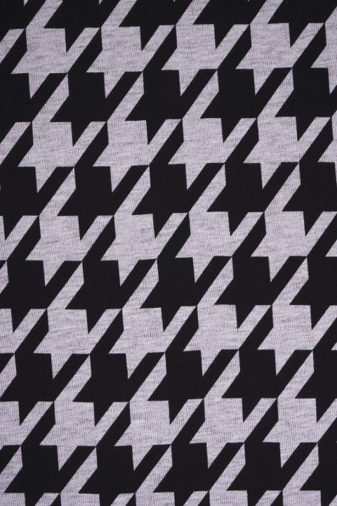Pruhovaný žerzejový materiál