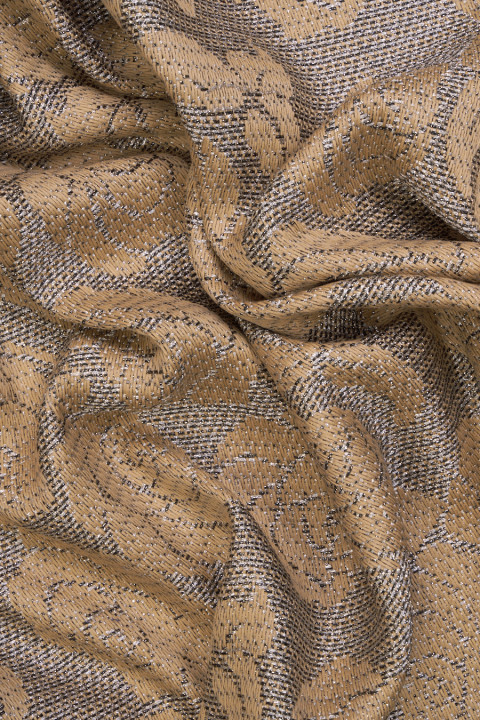 Chanel fabric beige-silver