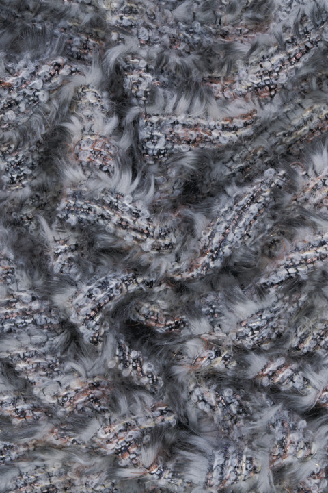 Chanel fabric with fur