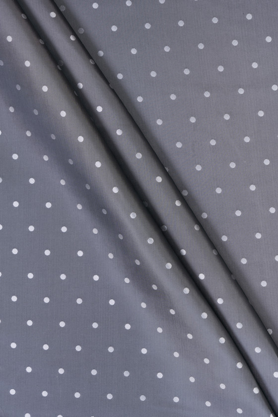 Doublure à pois argent COUPON 190cm