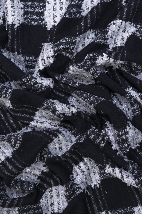 Checkered chanel fabric