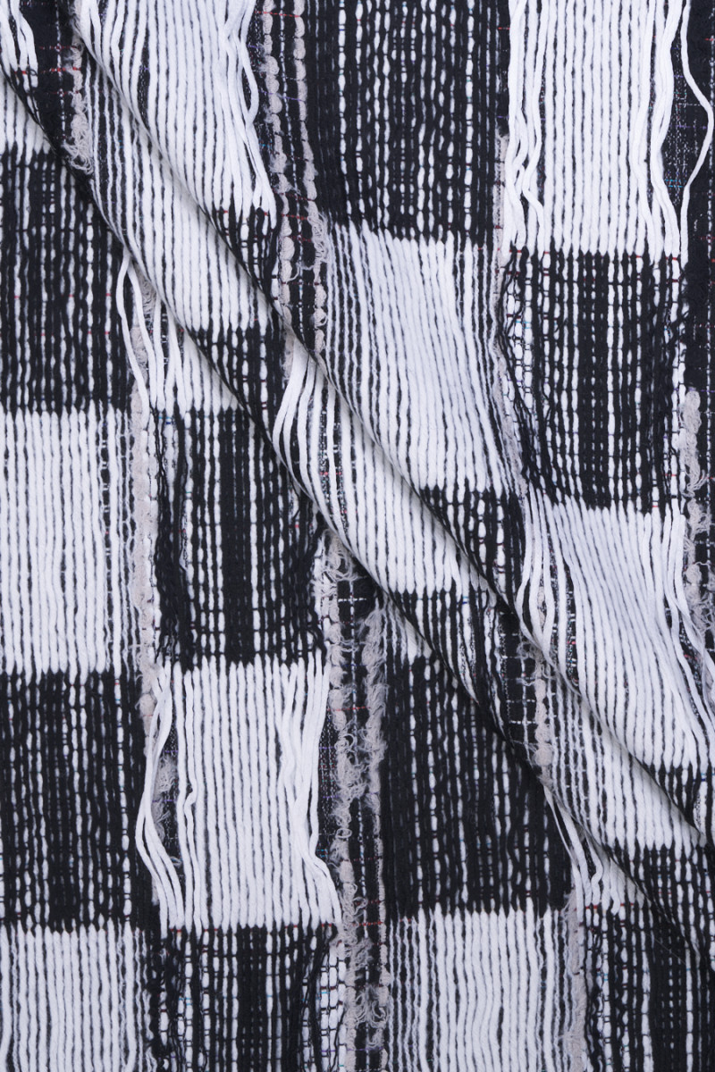 Chanel fabric with fringe