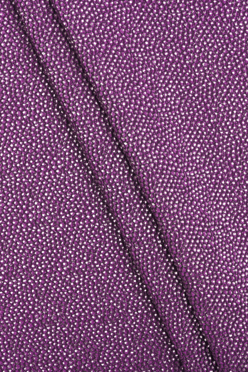 Jacquard argenté-violet