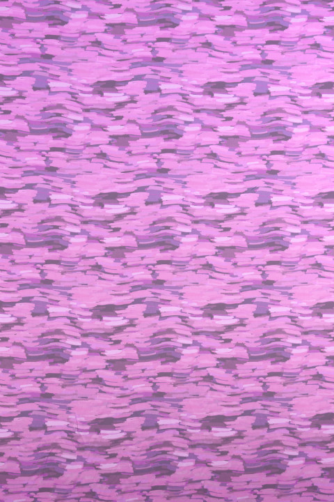 Polyester satin with flowers