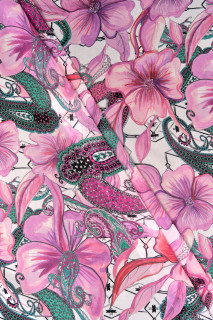 Ombre polyester chiffon