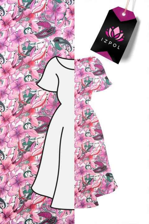 Ombre polyester chiffon