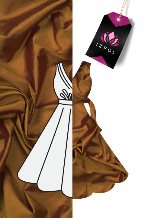 Taffeta silk cold beige